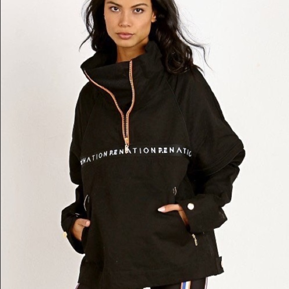 P.E NATION Tempo Run Jacket Black($250) carbon38